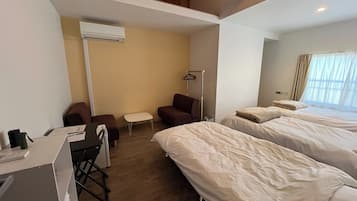 1 bedroom, desk, free WiFi, bed sheets