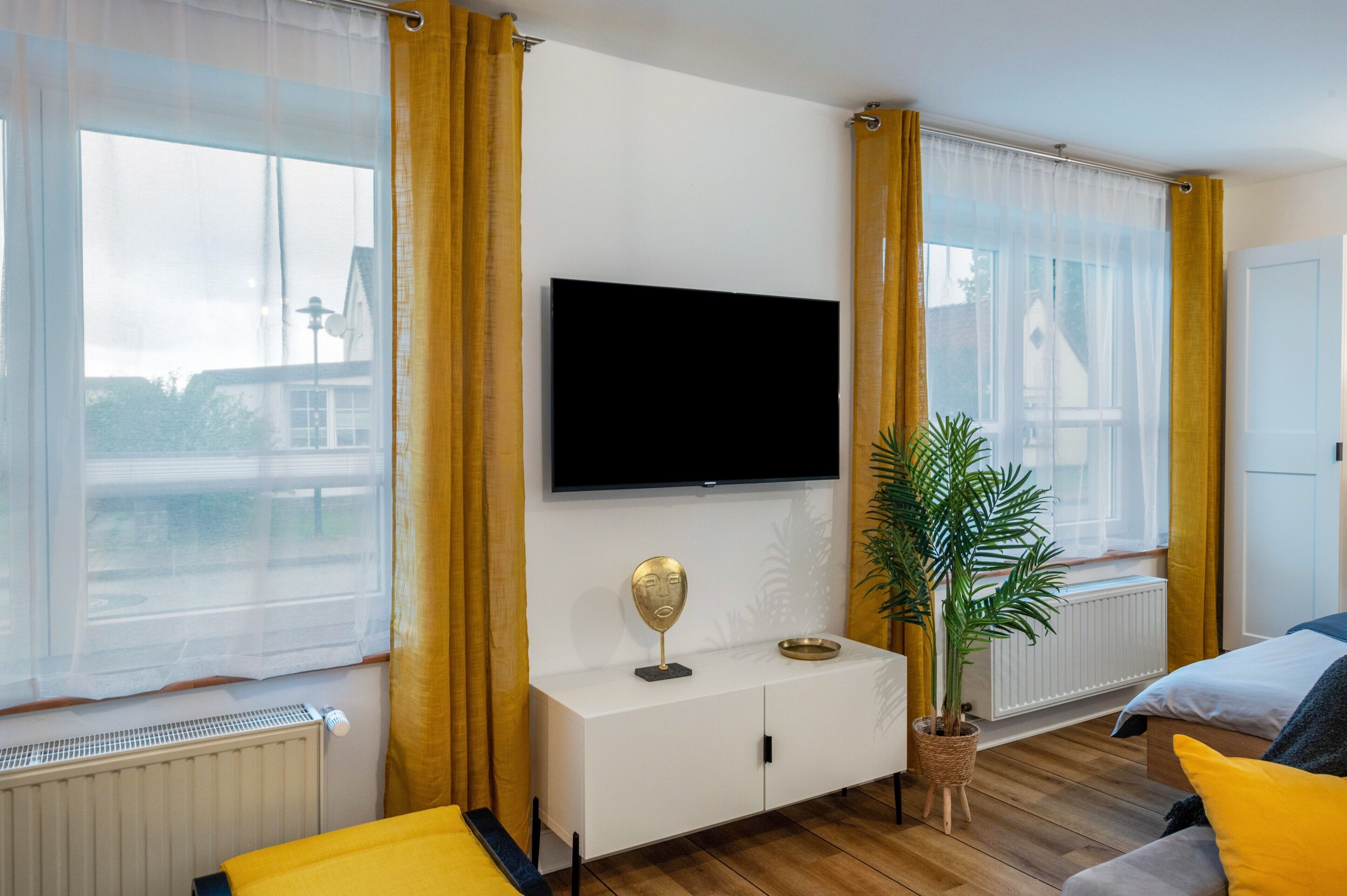 1 soverom, strykejern/-brett, wi-fi (inkludert) og sengetøy