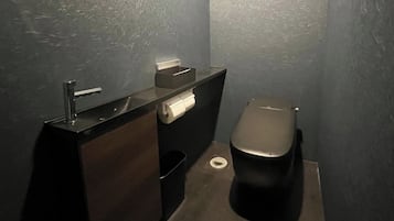 Hair dryer, towels