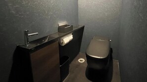 Hair dryer, towels