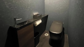Hair dryer, towels