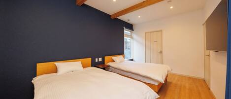 1 slaapkamer, een bureau, gratis wifi, beddengoed