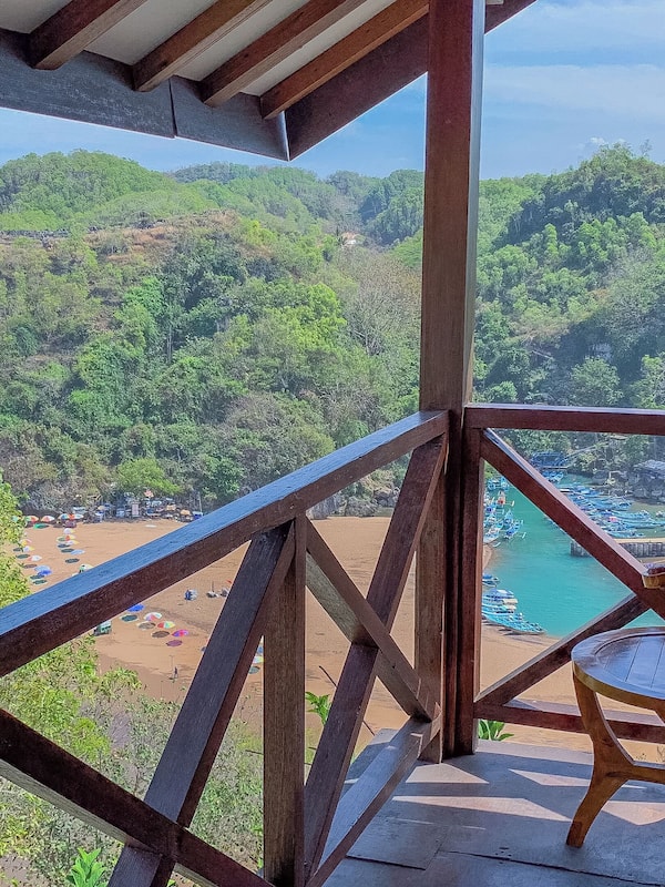 Bungalow dành cho gia đình, 2 phòng ngủ, quang cảnh biển, đối diện biển | Quang cảnh biển