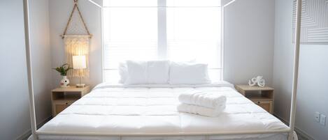 4 室のベッドルーム、アイロン / アイロン台、WiFi、ベッドシーツ