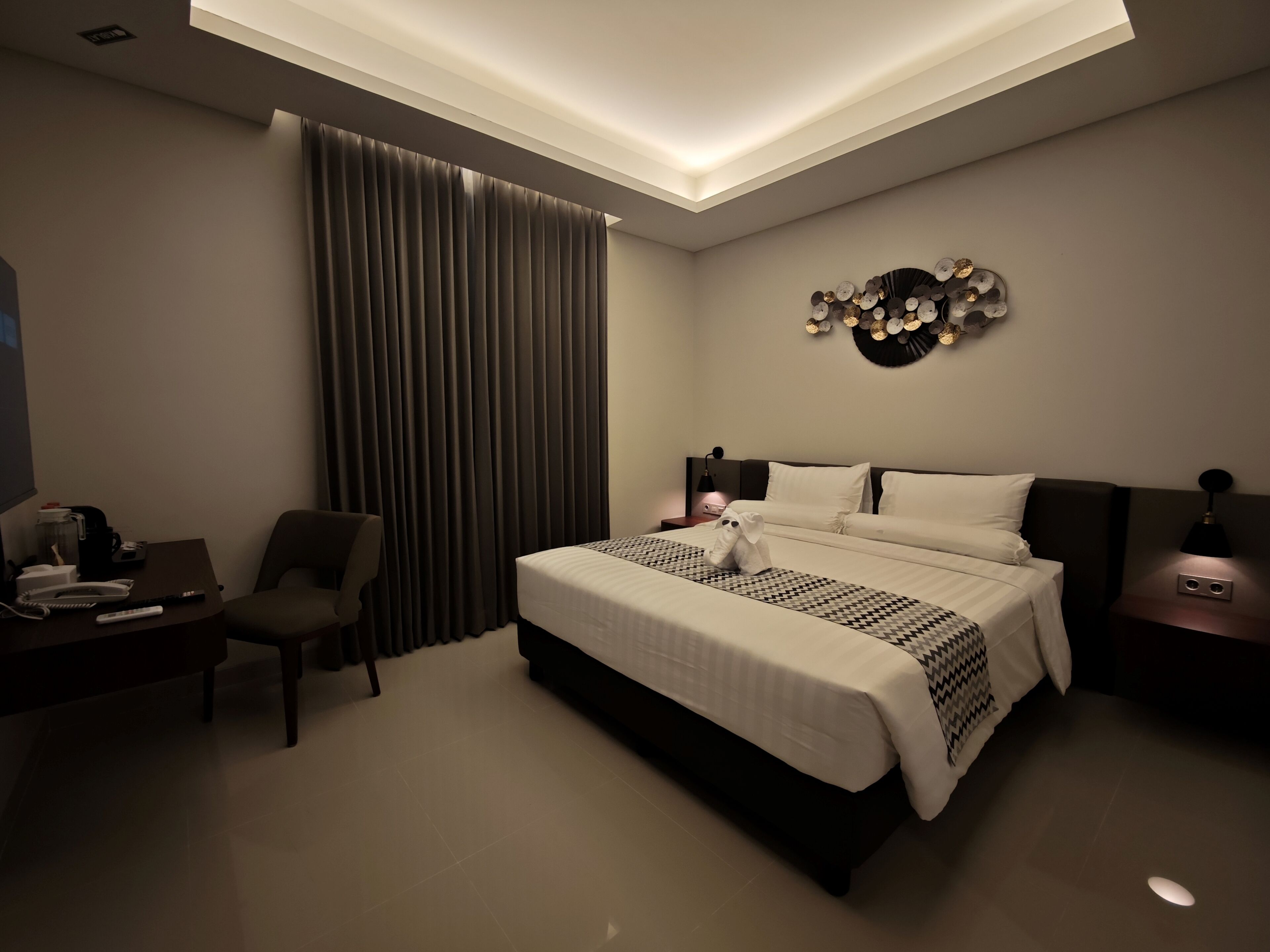 Literie de qualité supérieure, minibar