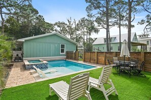 Pool - Pet Friendly Seagrove Beach Bungalow with Private Pool & Golf Cart! (Santa Rosa Beach)