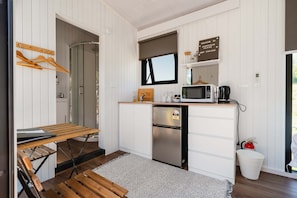 Interior - Stone Cabin by Tiny Away (Huiroa)