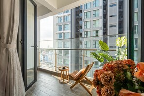 Apartemen Superior, 3 kamar tidur, dapur, pemandangan kota | Pemandangan dari kamar