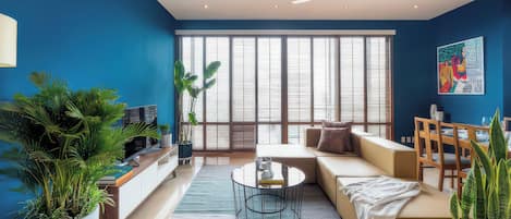 Superior-Apartment, 2 Schlafzimmer, Küche, Stadtblick | Blick auf die Stadt