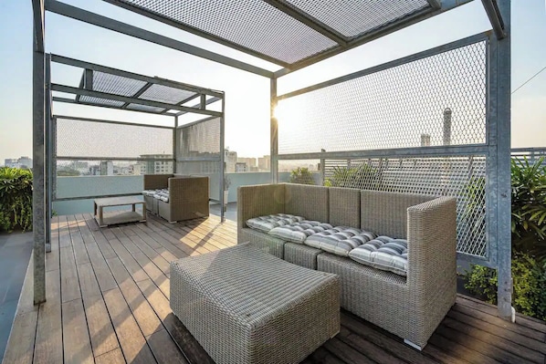 Terrasse sur le toit