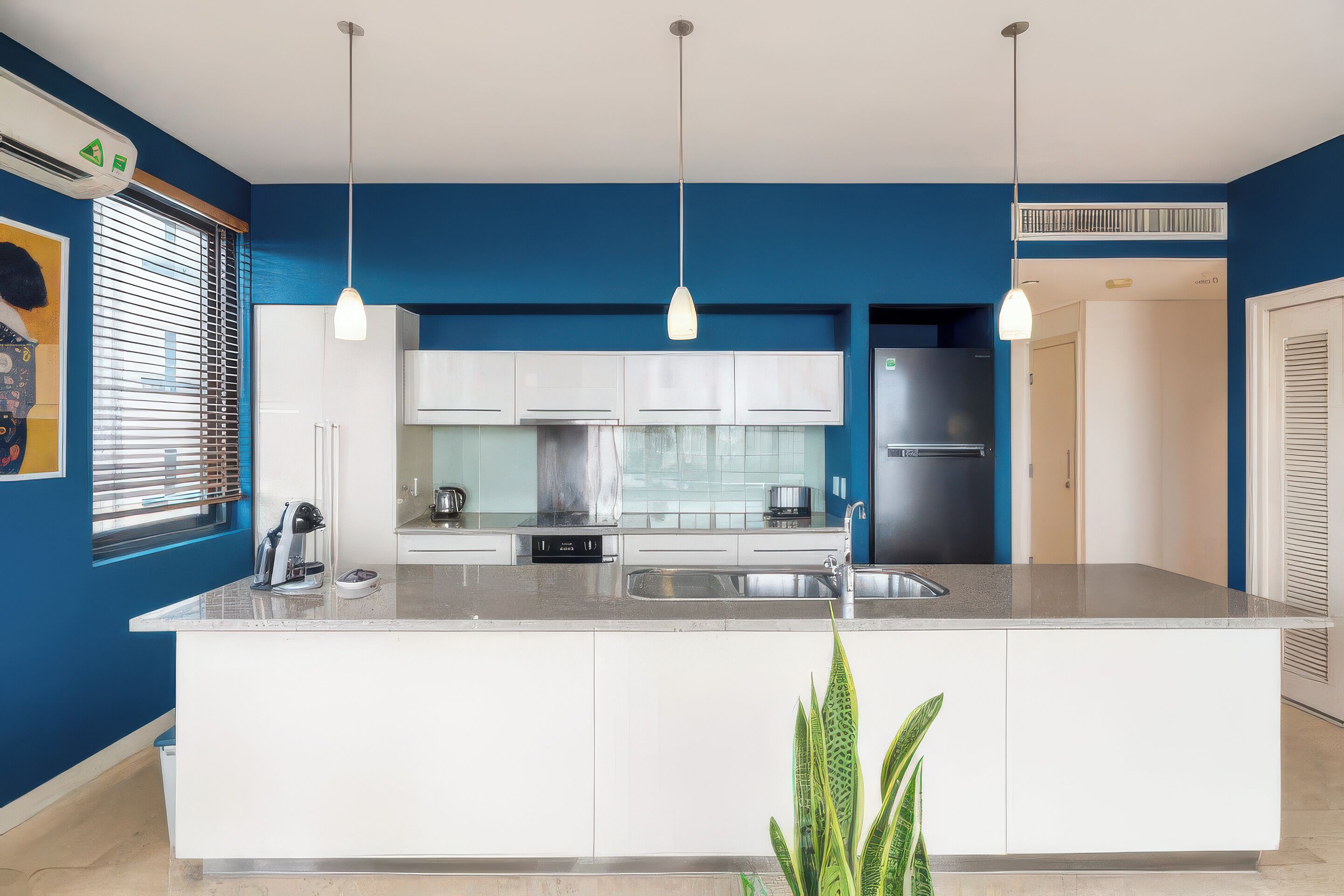 Superior Apartment, 2 Bedrooms, Kitchen, City View | Private kitchen | Fridge, microwave, stovetop, cookware/dishes/utensils