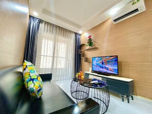 Appartement Supérieur, 3 chambres, cuisine, vue ville | Vue de la chambre