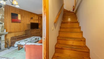 TV, fireplace, DVD player