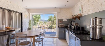 Gite con dormitorio, vista lago, giardino privato e balcone