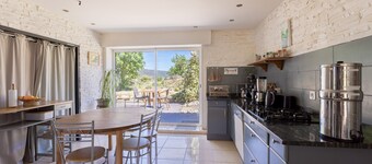 Gite with Dormitory, Lake View, Private Garden and Balcony
