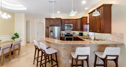 NEW! 4BR Home w/ Outdoor Oasis - Pool & Spa, BBQ. 1 Mile to Vanderbilt Beach