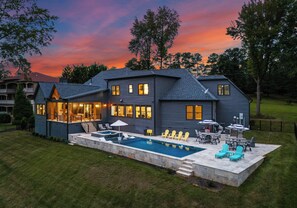 Pool - New Saltwater Pool + Spa, Views | Wilson Hideaway (Mooresville)