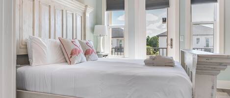 4 bedrooms, travel cot, free WiFi, bed sheets