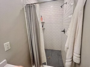Hair dryer, towels