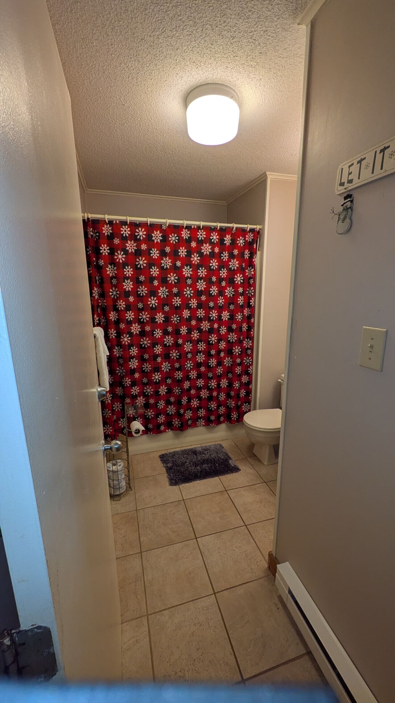 Hair dryer, towels