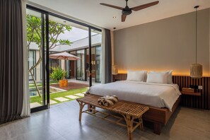 Villa, 3 chambres | 3 chambres, coffres-forts dans les chambres, fer et planche à repasser