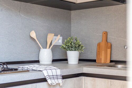 Gemütliche Wohnung mit  W-LAN, Klimaanlage, TV, Terrasse und Panoramablick, bei Porto Recanati