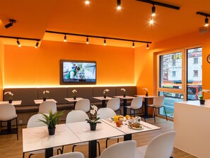 Daily buffet breakfast (EUR 13.9 per person)