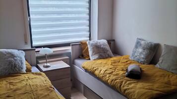 2 dormitorios, cuna de viaje, wifi