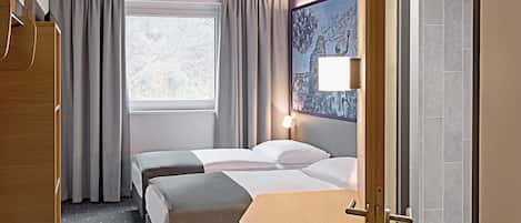 Tomannsrom | Lydisolert og wi-fi (inkludert)