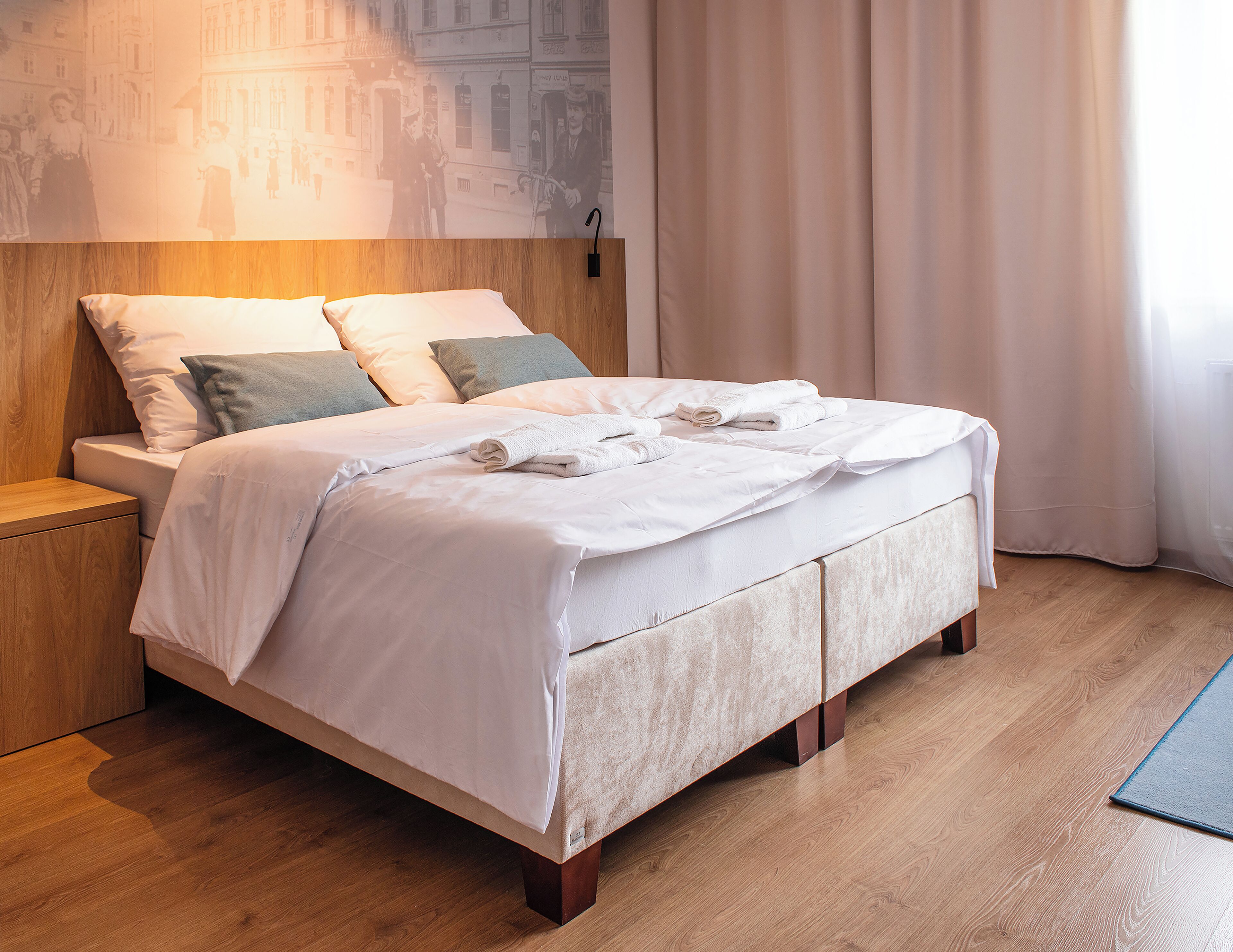 Family Quadruple Room | In-room safe, desk, laptop workspace, blackout curtains