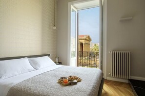 Premium suite, uitzicht op de stad | 1 slaapkamer, geluiddichte muren, een strijkplank/strijkijzer