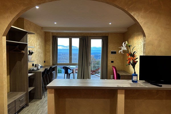 Comfort-Vierbettzimmer, HĂŒgelblick, Executive-Etage