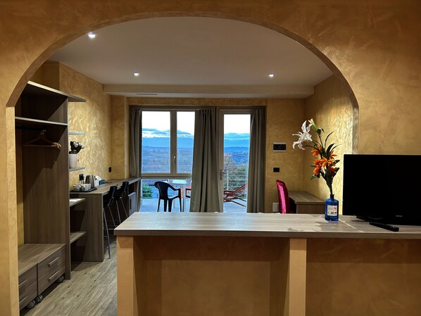 Chambre Quadruple Confort, vue colline, niveau Exécutif