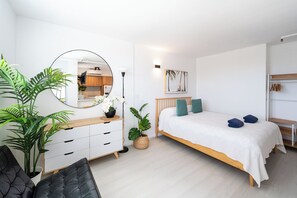 1 soverom, strykejern/-brett, wi-fi (inkludert) og sengetøy