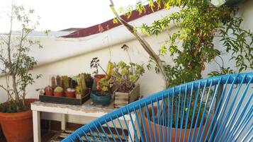 Gác Deluxe, quang cảnh thành phố | Hiên