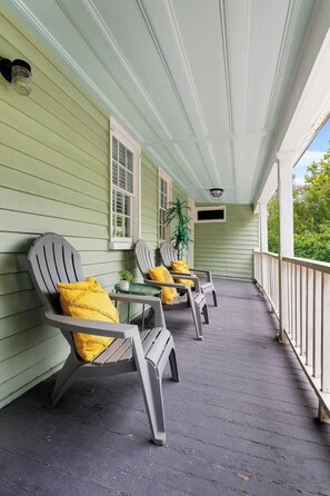 Terrace/patio - Historic Charleston Home | STEPS from King Street! (Charleston)