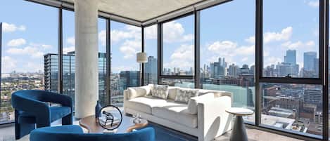 Télévision, chaîne hi-fi, espaces bureaux