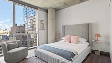 2 bedrooms, iron/ironing board, travel crib, WiFi