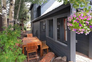 Outdoor dining - Authentic CB, Historic Remodeled Elk Ave Gem! (Crested Butte)