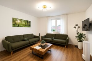Living area - Lux Suites Leipzig VIP Apartment (Leipzig)