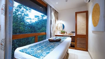 Dampbad, hot stone-massage, deep tissue-massage, svensk massage