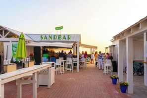 Outdoor dining - Only 377 ft. To Beach Access in Seaside & Across From Pool + 2 Adult Bikes! (Santa Rosa Beach)