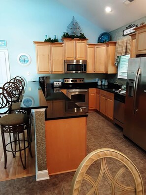 Fridge, microwave, oven, stovetop - 129 Georges Bay Road (Whole) located in Bermuda Bay. (Murrells Inlet)