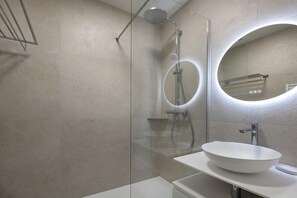 Shower, hair dryer