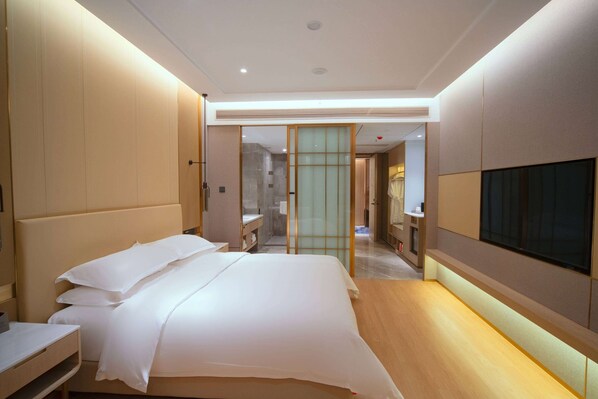 Kamer, 1 kingsize bed, roken, uitzicht op bergen