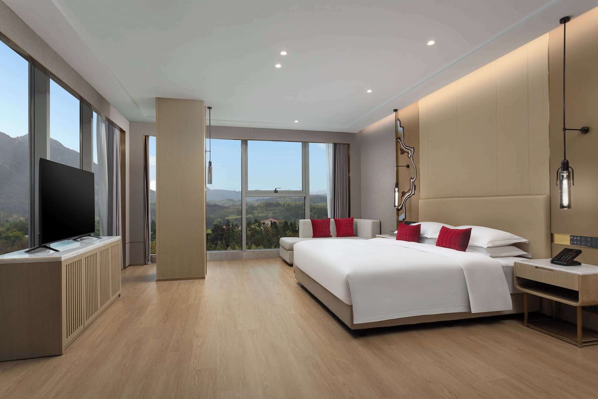 Suite, 1 King Bed, Smoking, City View