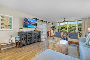 TV, DVD player, table tennis