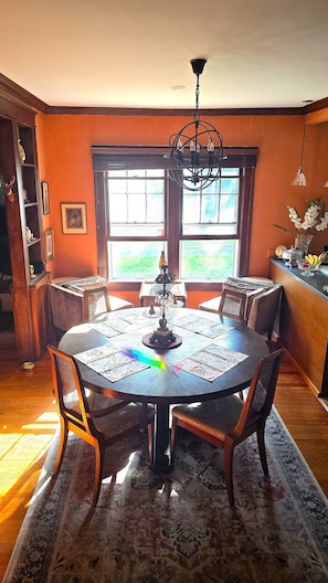 Dining - 1920s Phoenicia Bungalow w/ Vintage Furnishings, Sauna, Fireplace, & Fenced Yard (Phoenicia)