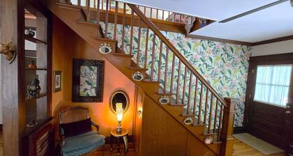 1920s Phoenicia Bungalow w/ Vintage Furnishings, Sauna, Fireplace, & Fenced Yard