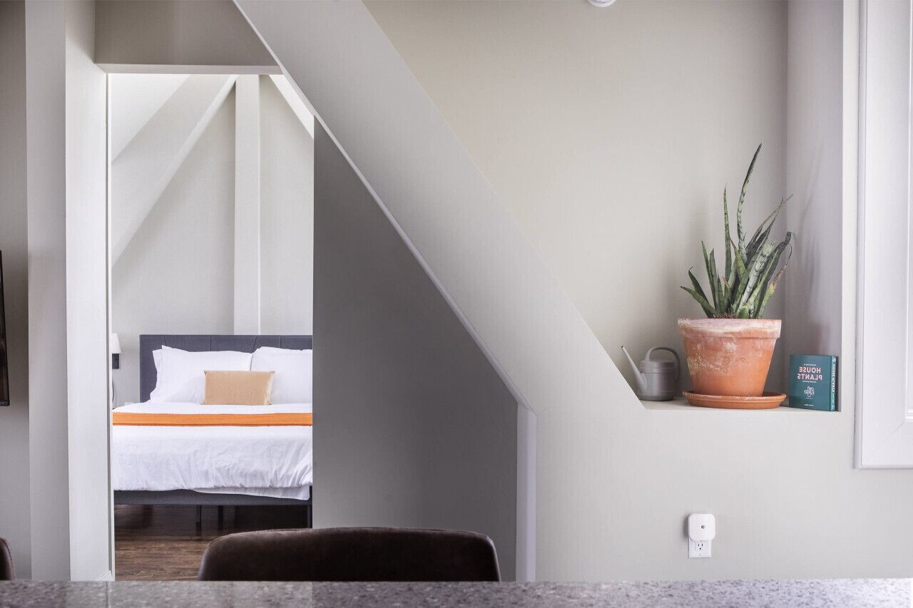 1 slaapkamer, een bureau, een strijkplank/strijkijzer, gratis wifi